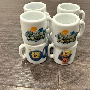 SpongeBob SquarePants White Party Mugs Set of 2 1:21